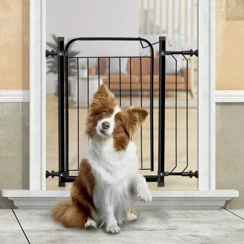 Black Safety Fences for Baby Dog Cat Rabbit Pet Gardening Supplies Grid Gate Protection  Dog 69 To 84 Cm Child Dogs Safety  Grid