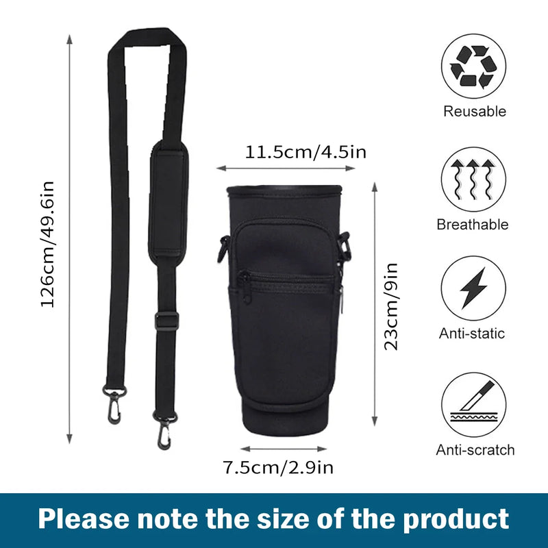 Adjustable Shoulder Strap Water Bottle Carrier Bag Compatible with Stanley 40 Oz  for Perfect for Outdoors Stanley Cup