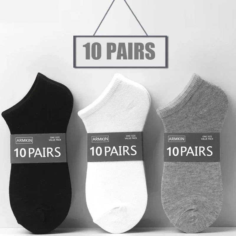 Fashion Men Boat Socks Summer Spring Breathable Non-slip Silicone Invisible Cotton Socks Male Ankle Sock Slippers Meia