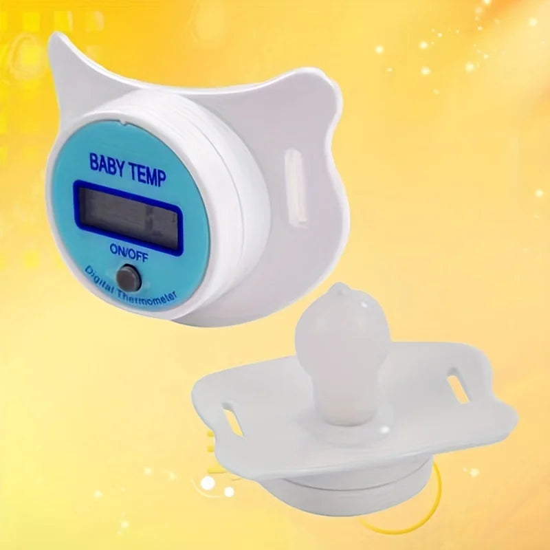 Baby's Electronic Pacifier Thermometer Infant Digital Smart Thermometer, Children's Oral Thermometer Celsius/Fahrenheit